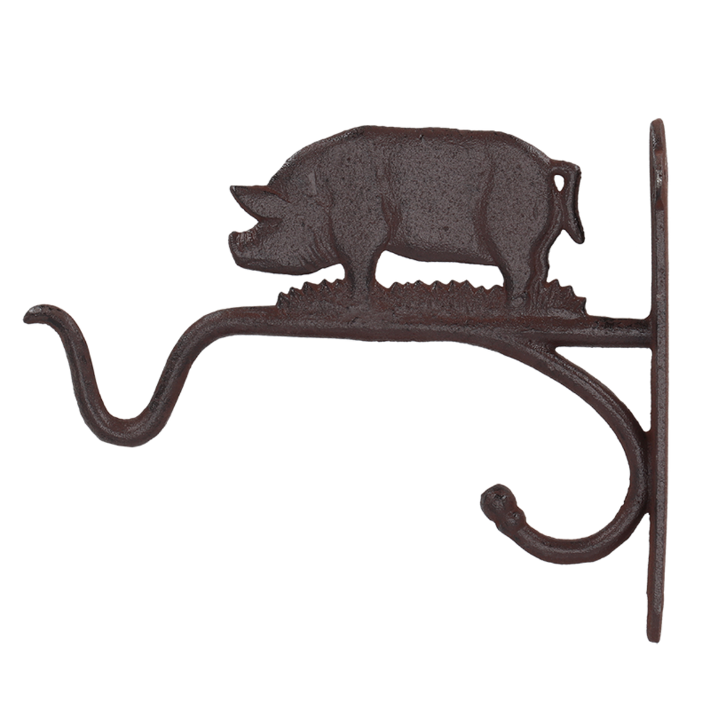 Cast Iron Basket Hook Pig