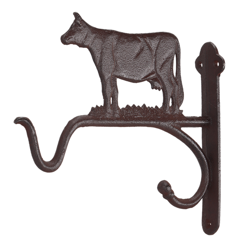 Cast Iron Basket Hook Cow