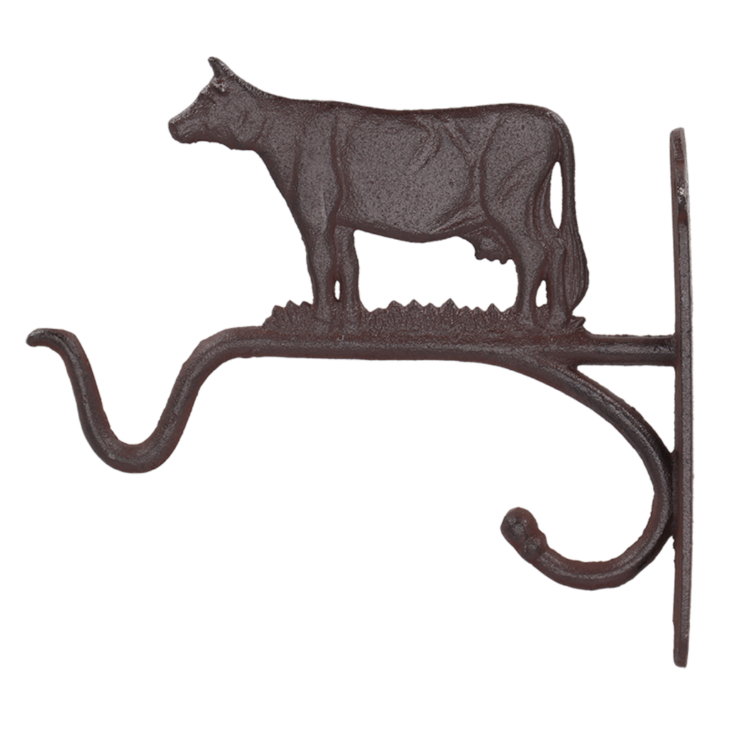 Cast Iron Basket Hook Cow