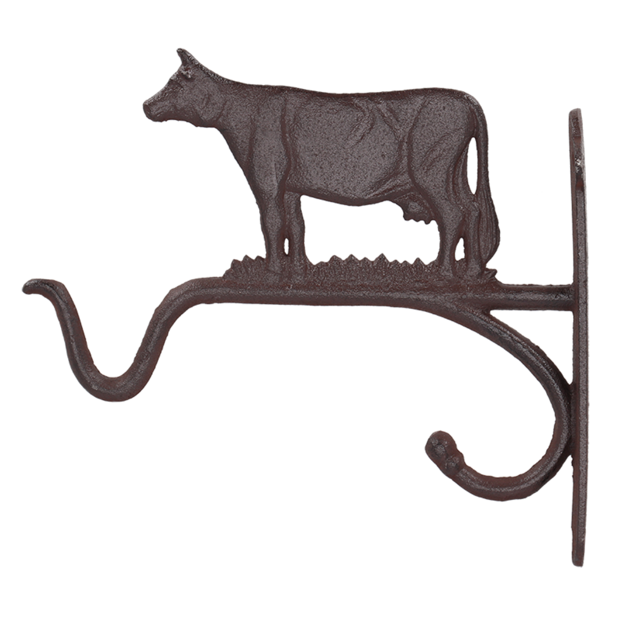 Cast Iron Basket Hook Cow