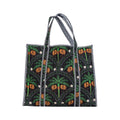 Quilted Kiwi Tropics/Nikau's Black Bag