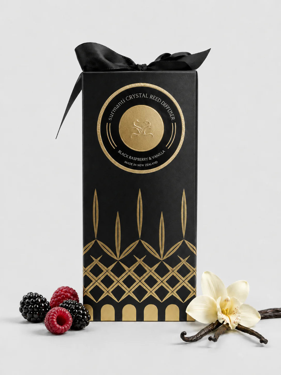 Black Raspberry & Vanilla Crystal Series Reed Diffuser