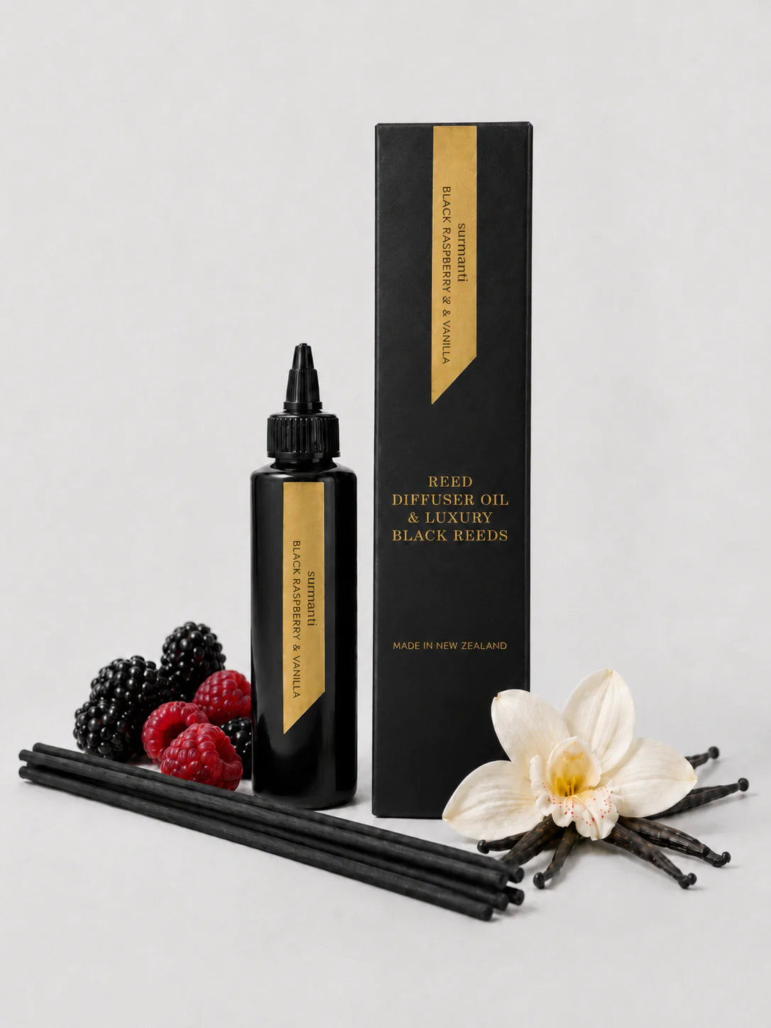 Surmanti Black Raspberry & Vanilla  Reed Diffuser Refill