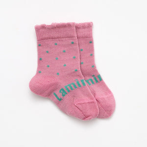 Asta Merino Wool Crew Baby Socks 3-9m