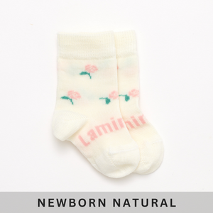 Rosa Merino Wool Crew Baby Socks 3-9m