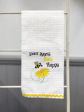 Bee Happy Tea Towel