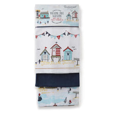 Load image into Gallery viewer, Beside the Seaside 3pack Tea Towel