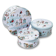 Load image into Gallery viewer, Beside the Seaside Set of 3 Round Cake Tins