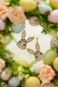 Flopsy Bunny Large Handcrafted Earrings