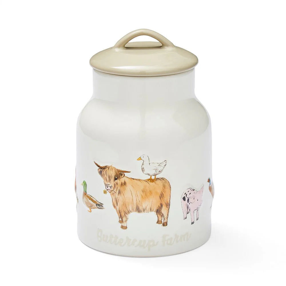 Buttercup Farm Ceramic Lrg Canister