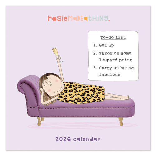Rosie Made a Thing SQ 2026 Calender