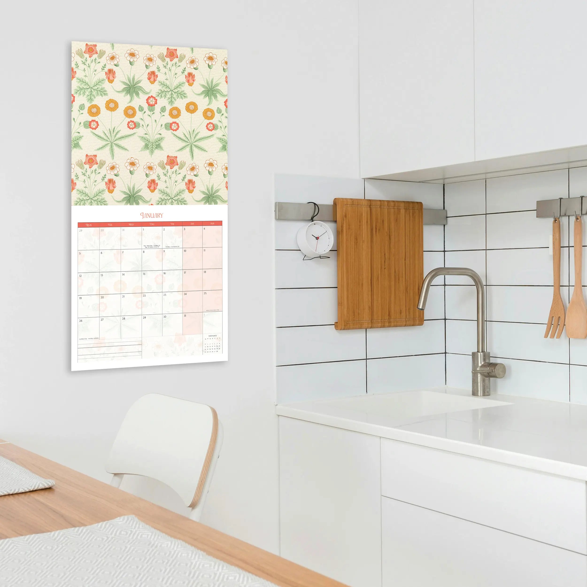 William Morris 2026 Calender