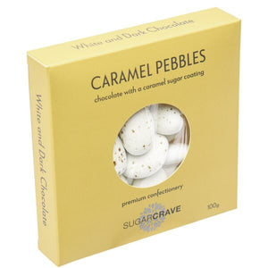 Caramel Pebbles with crispy coating