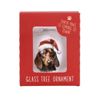 Christmas Dachshund Round Bauble