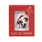 Christmas Jack Russell Round Bauble