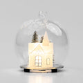 10cm Church Twinkle Globe