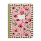 Pink Poppies B6 Premium Hard Cover Notebook