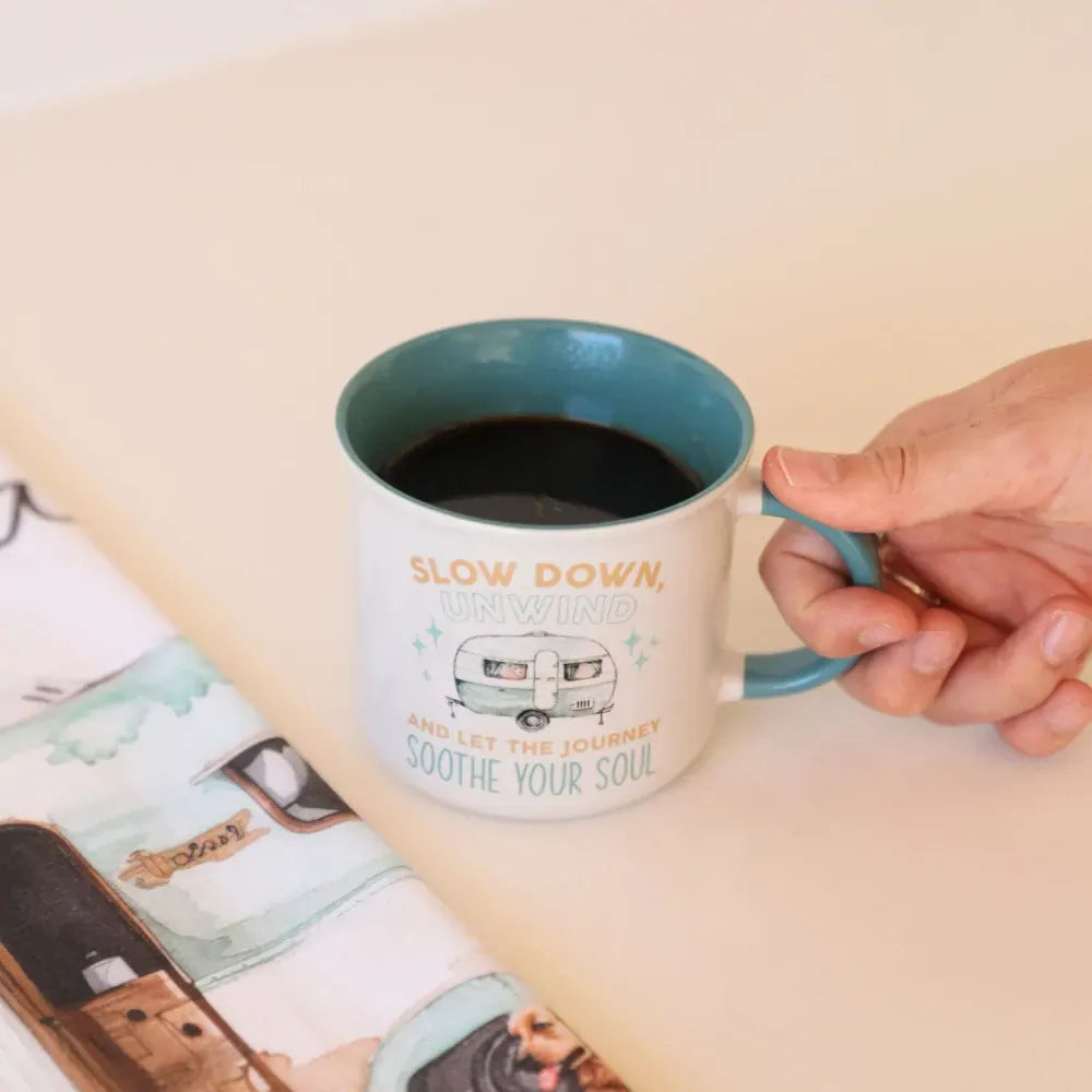 Caravan Slow Down Mug