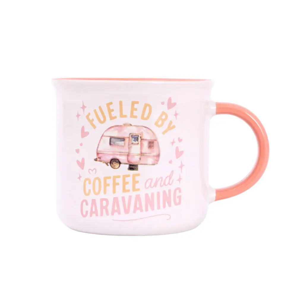 Caravan Fuelled By Coffee Mug