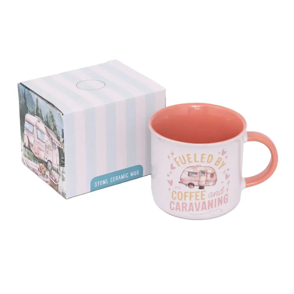 Caravan Fuelled By Coffee Mug
