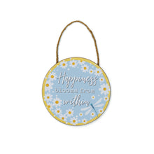 Load image into Gallery viewer, English Meadow Happiness Round Plaque