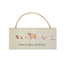 Load image into Gallery viewer, Buttercup Farm Our Herd Rectangle Plaque