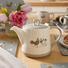 Load image into Gallery viewer, Hen House Lane Tea Pot with Infuser