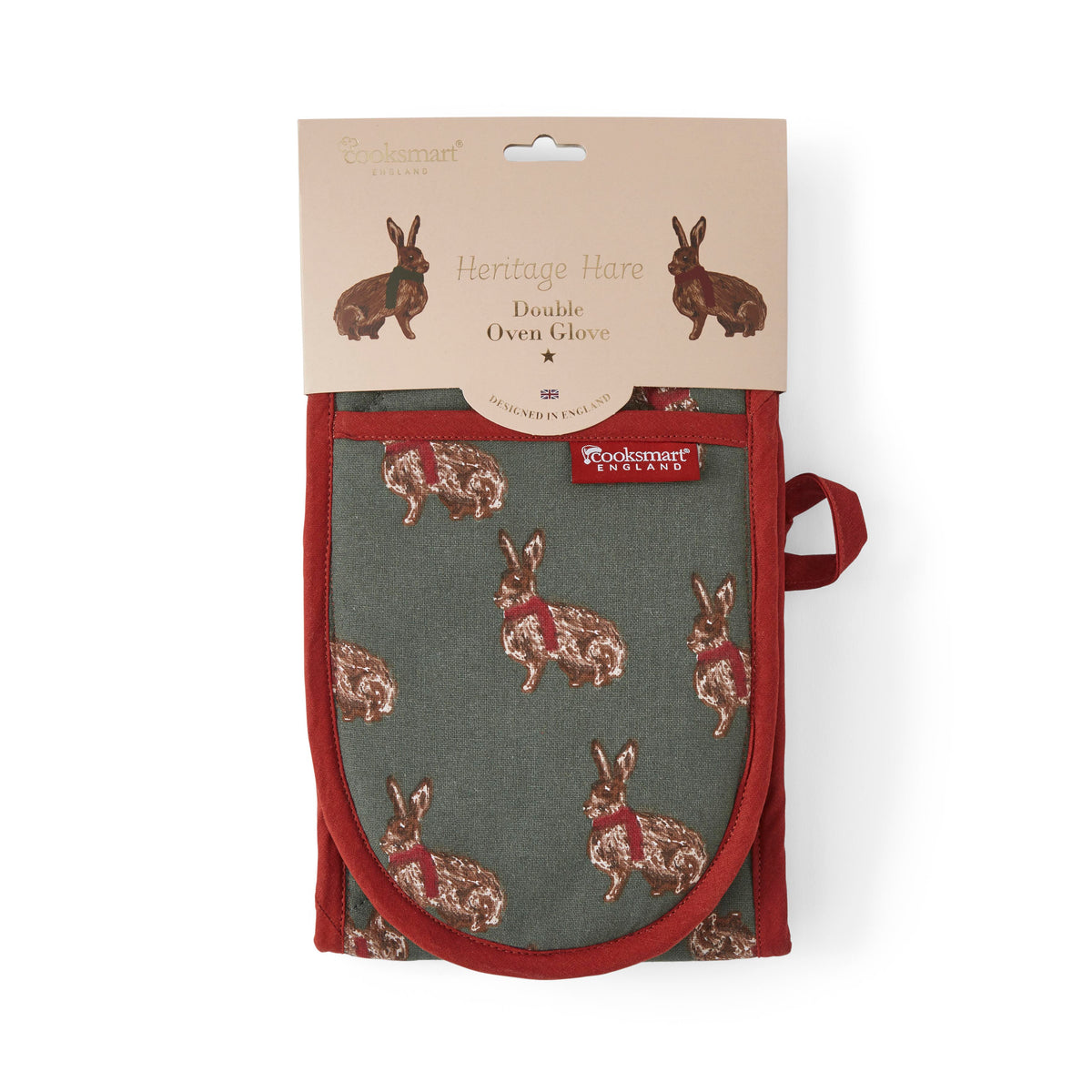 Heritage Hare Double Oven Glove