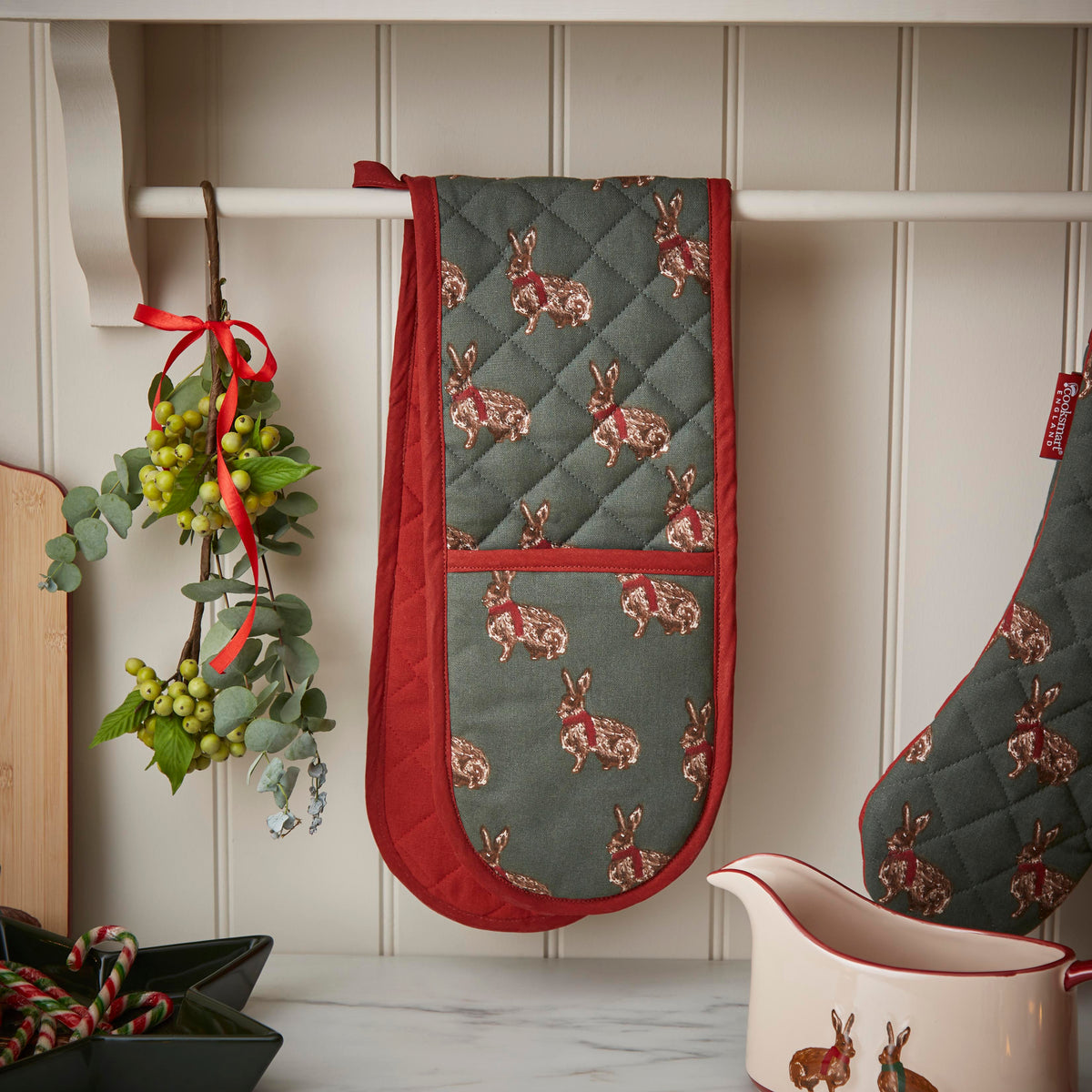 Heritage Hare Double Oven Glove