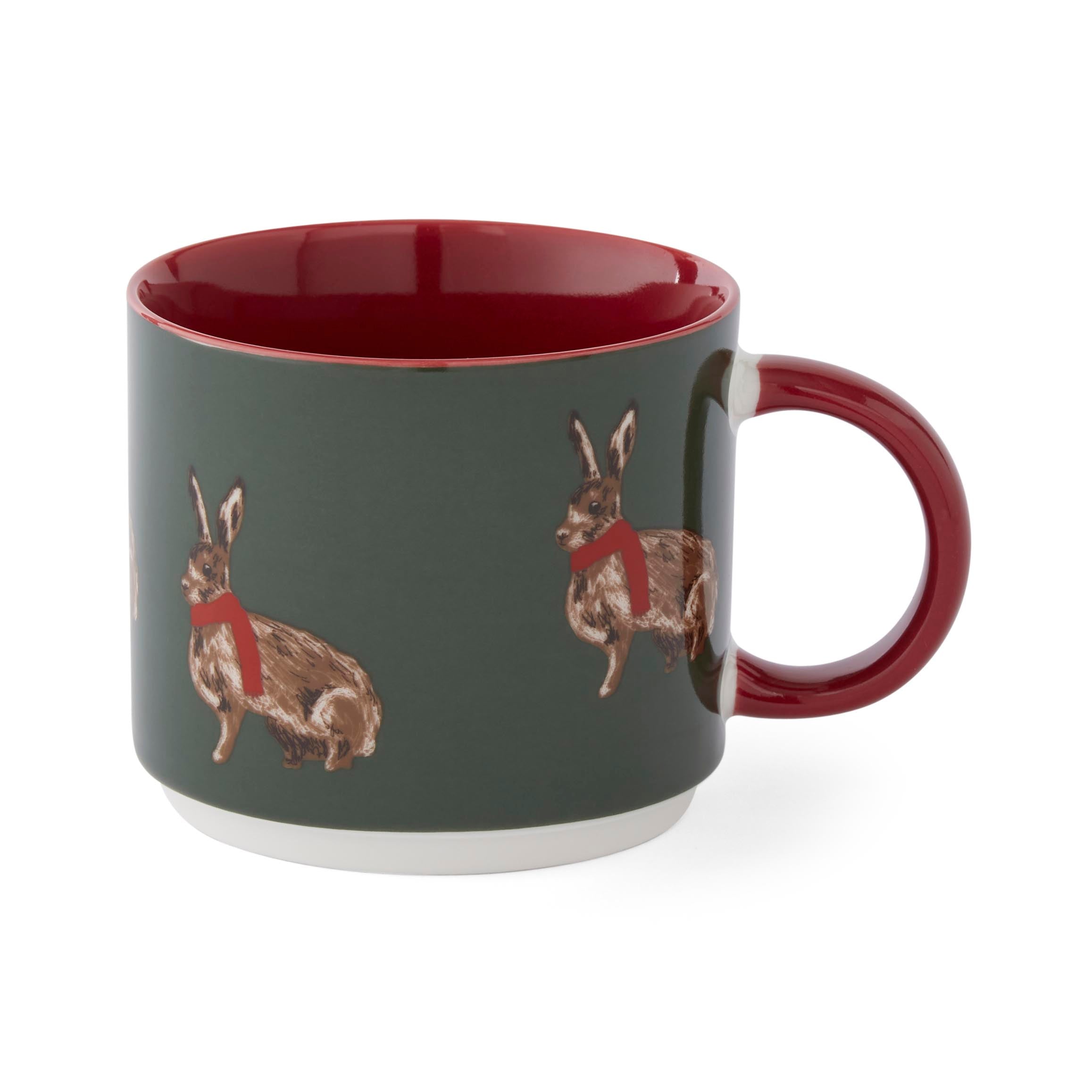 Heritage Hare Stacking Mug 1 Green
