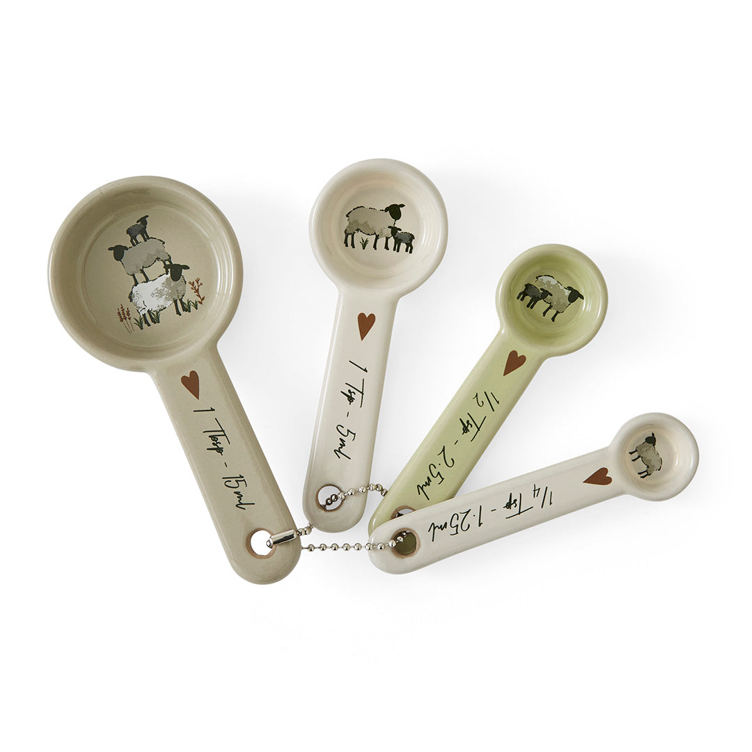 Highland Sheep Set of 4 Measuring Spoons