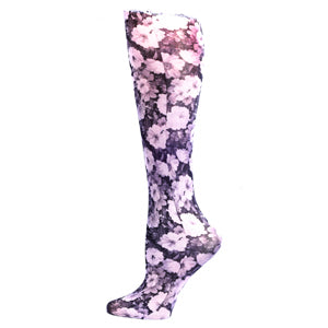 Noir Roses Trouser Sock