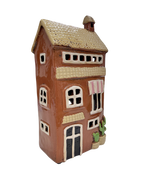 Brown Cactus House Tealight 032