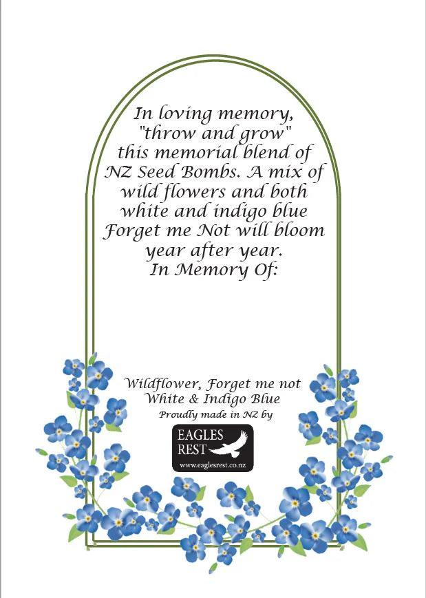 NZ Seed Bombs Memorial Blend