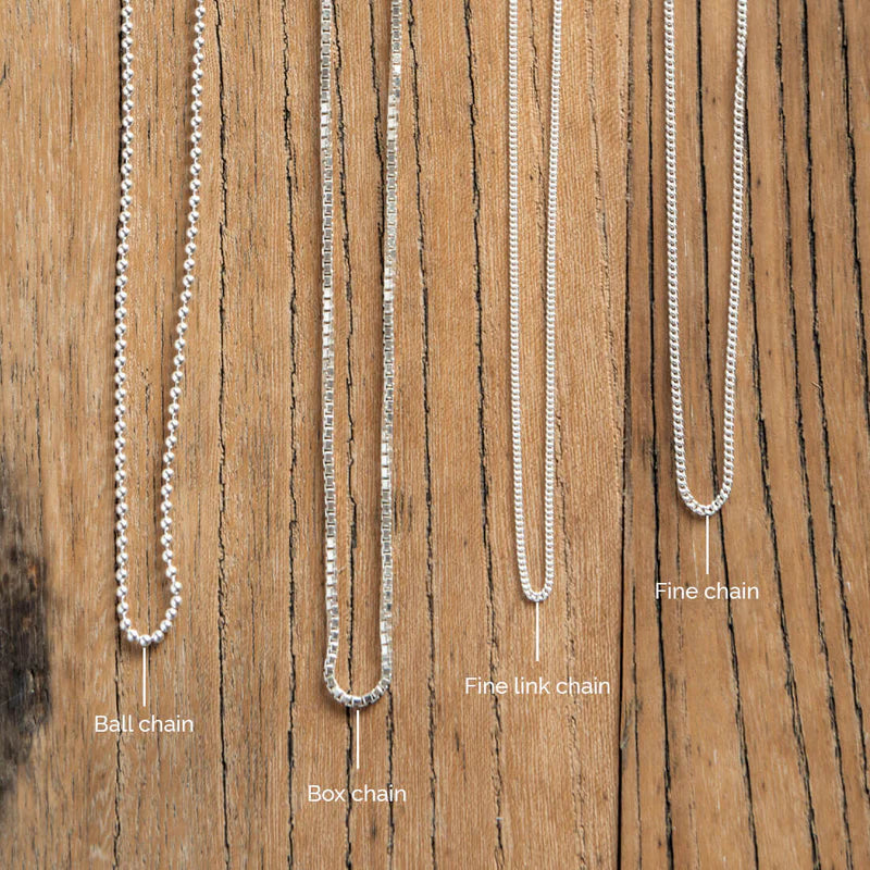 Sterling Silver Fine Chain 45cm