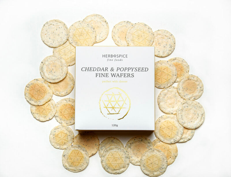 Crackers Ceddar & Poppyseed Wafers 120gm