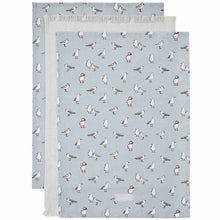 Load image into Gallery viewer, Coastal Birds 3pk Tea Towels