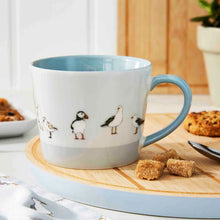 Load image into Gallery viewer, Coastal Birds Conical Mug