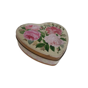 Nostalgia Roses Heart Shaped Tin