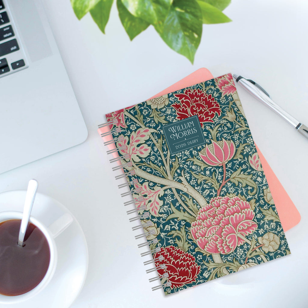 A5 William Morris 2026 Diary