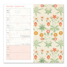 Load image into Gallery viewer, Slim William Morris 2026 Diary