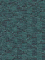 Teal Crosses Knit Merino Fingerless Gloves