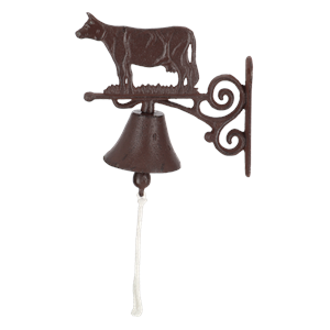 Cast Iron Doorbell Cow