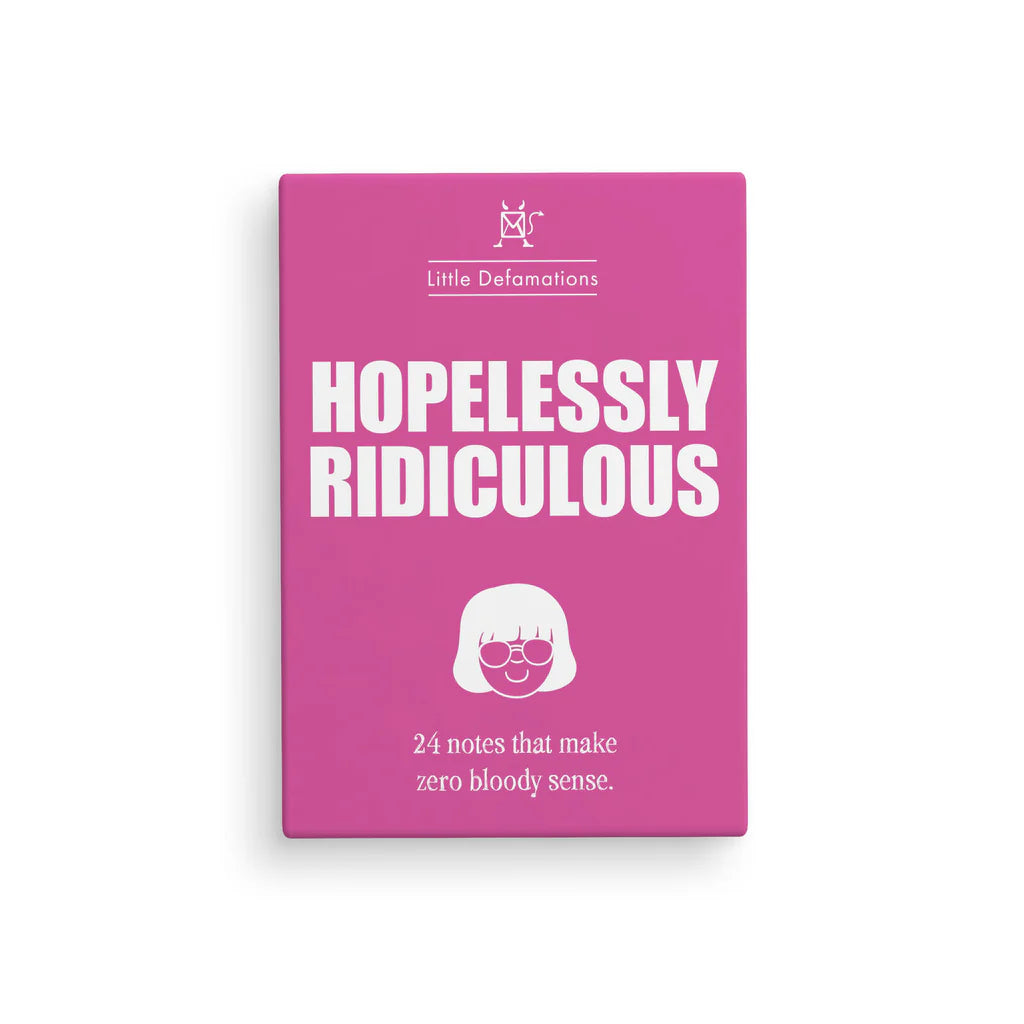 Hopelessly Ridiculous Defamation Box