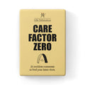 Care Factor Zero Defamation Box