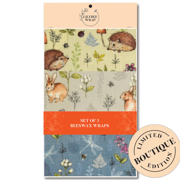 Bramblewood Set of 3 Beeswax Wraps