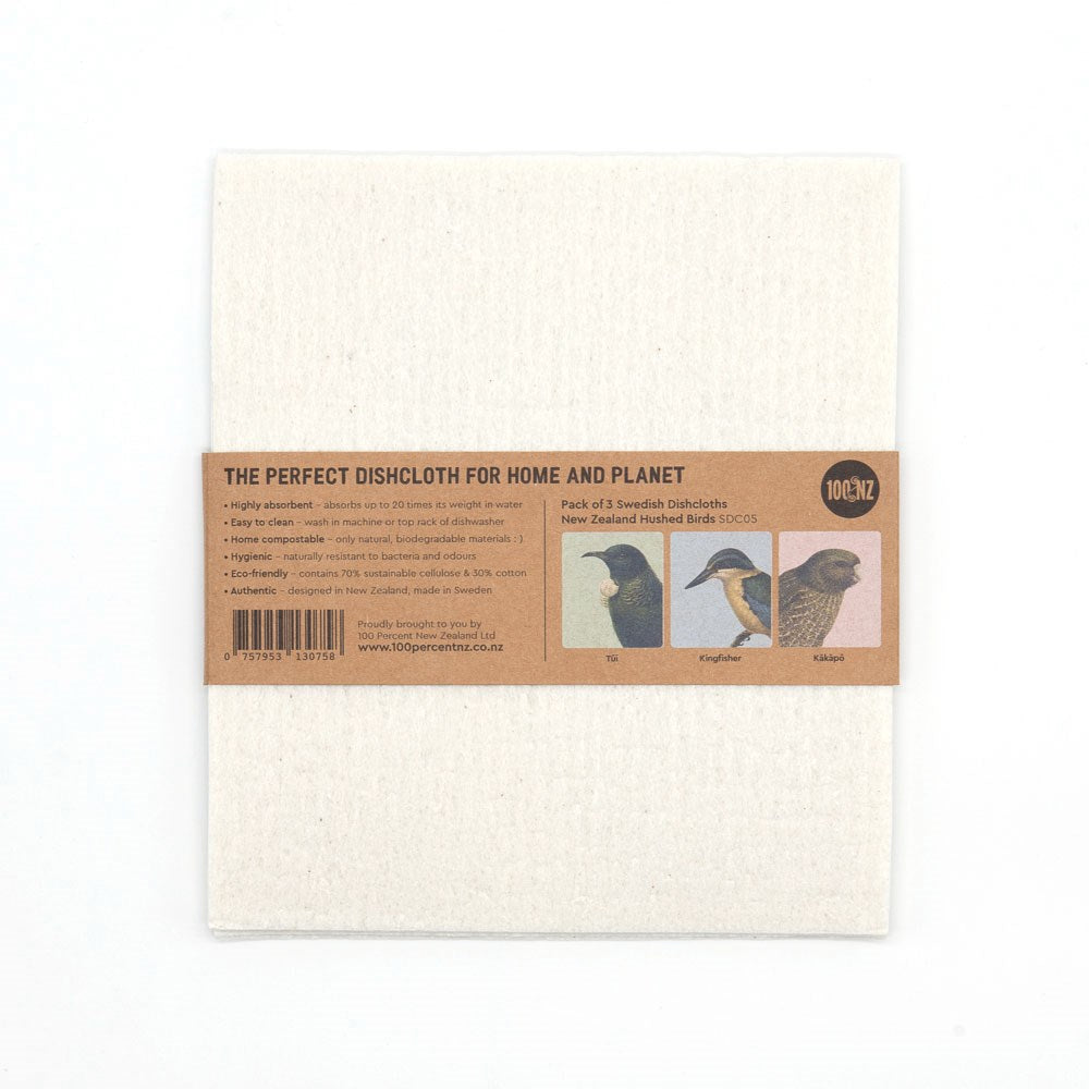 Hushed Birds Swedish Dishcloths
