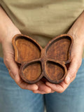 Carved Trinket Dish Butterfly