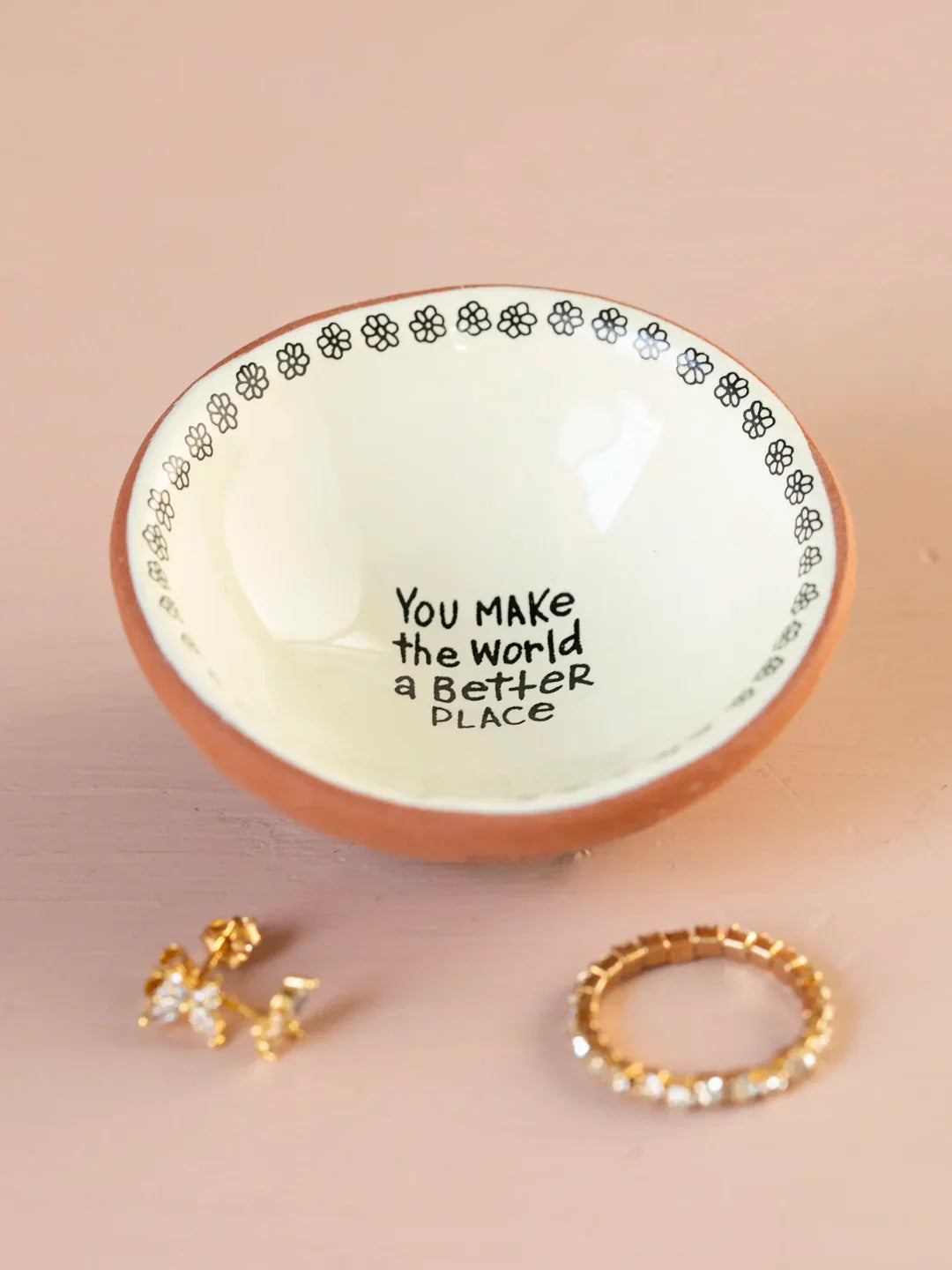 You Make The World Tiny Trinket Dish