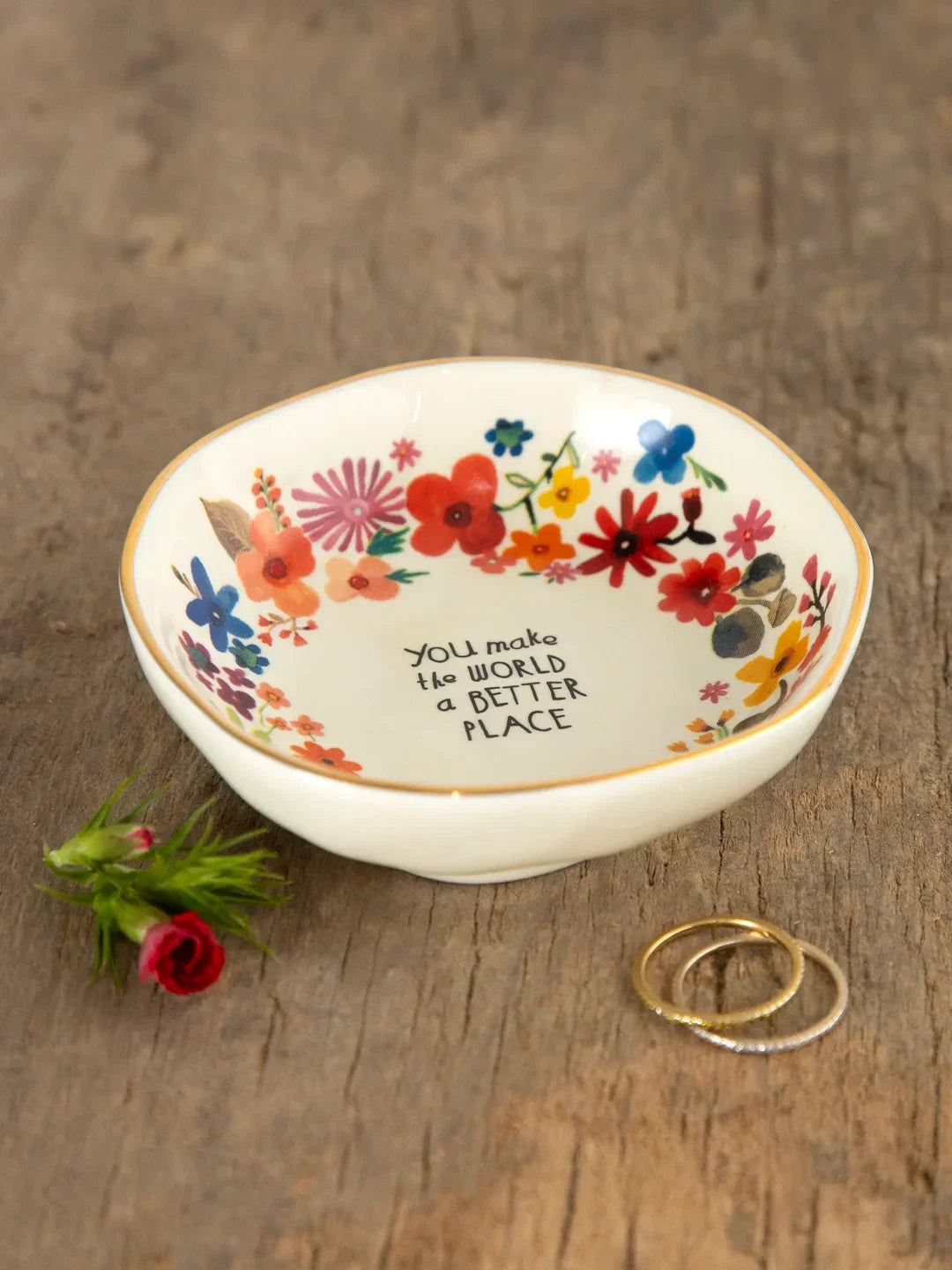 You Make the World Little Trinket Bowl